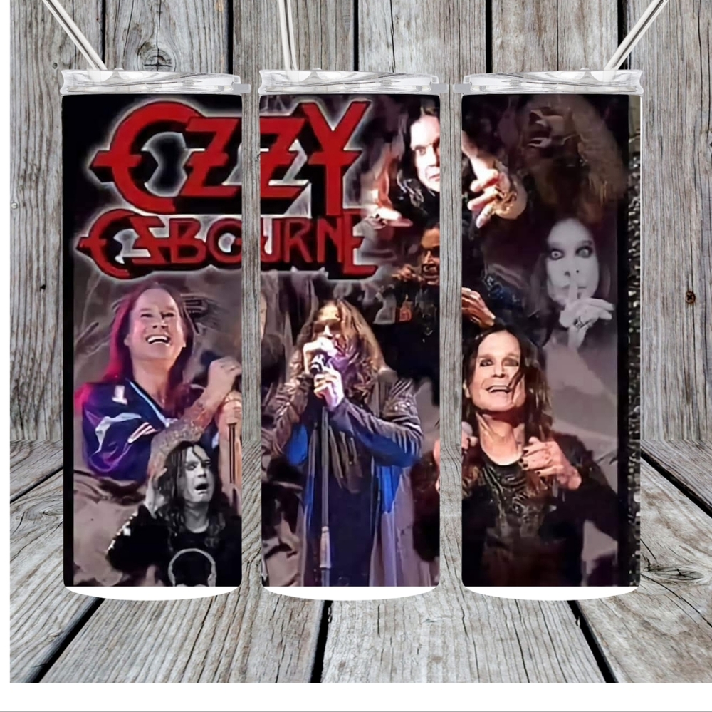 Ozzy Osbourne Themed Tumbler
